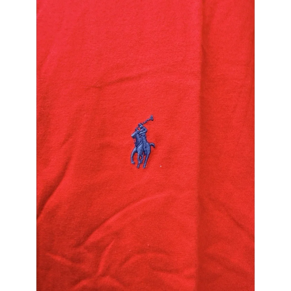 Polo Ralph Lauren Men's Classic-Fit V-Neck Red T-Shirt Sz Small RTL $45